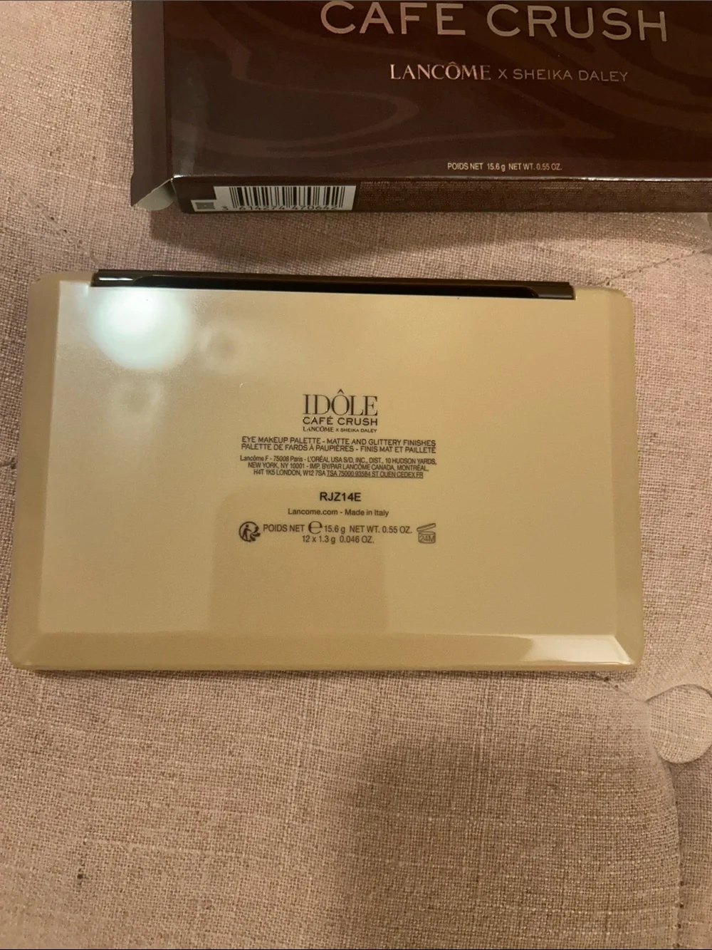 Lancôme Makeup Eyeshadow Palette - Brown, Gold, Pink, Purple. New in box.